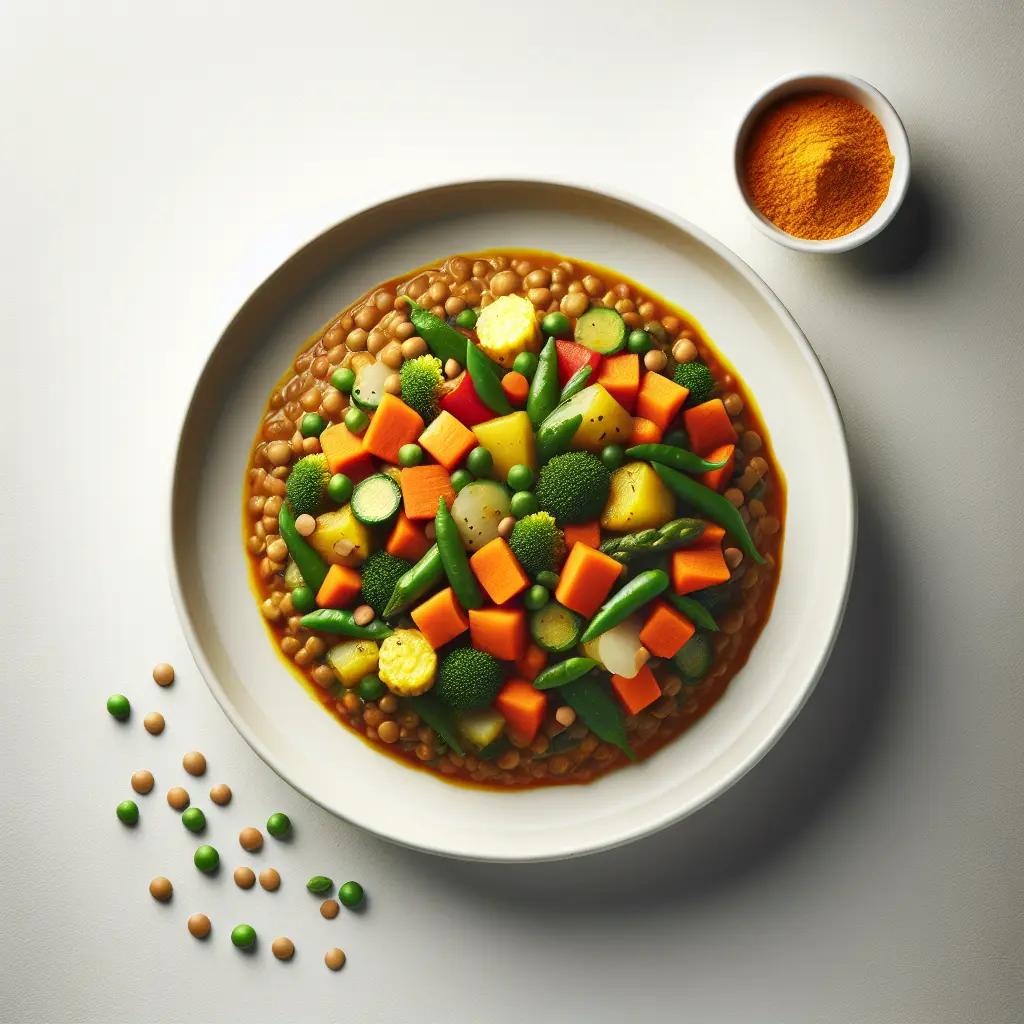 Vegetarian Lentil and Vegetable Curry