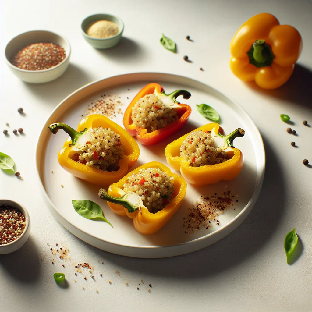 Vegetarian Quinoa Stuffed Bell Peppers