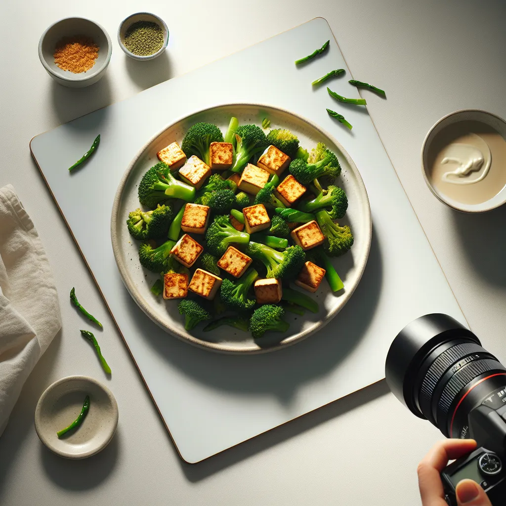 Vegetarian Stir Fry with Tofu and Broccoli