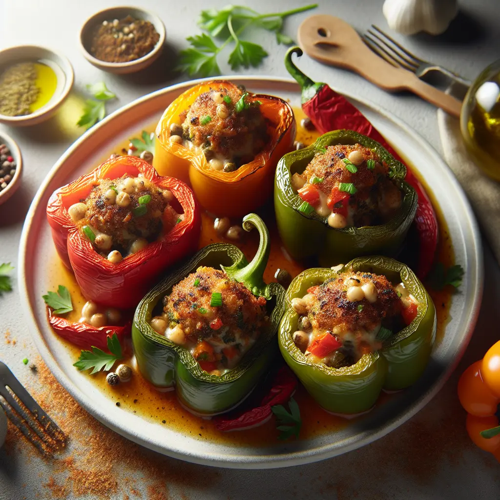 Vegetarian Stuffed Bell Peppers