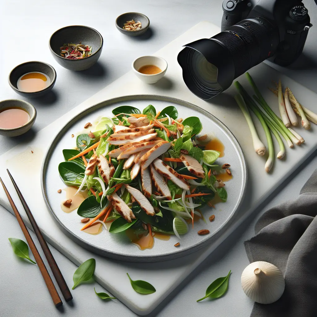 Vietnamese Lemongrass Chicken Salad