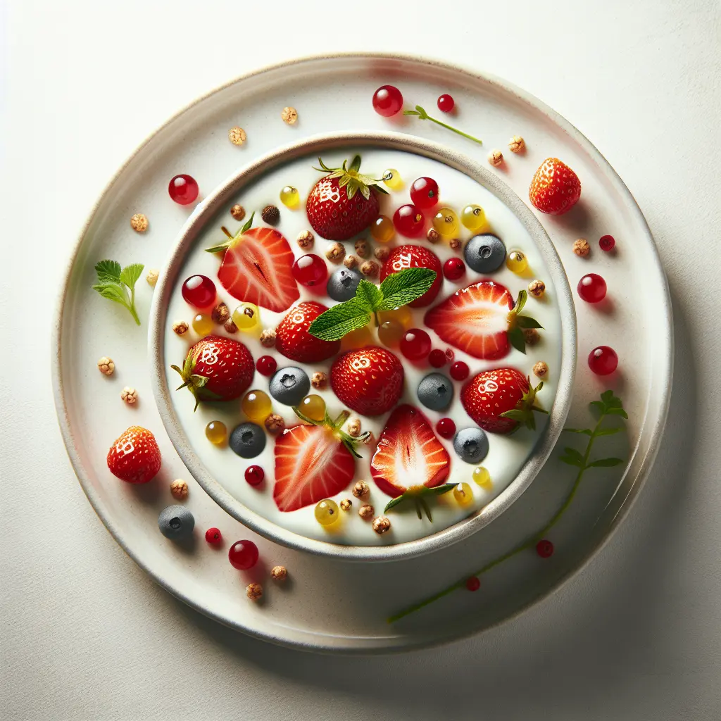 Wild Strawberry and Gooseberry Yogurt Parfait