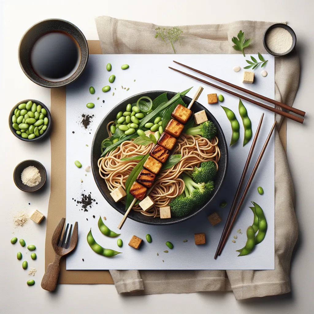 Zen Noodles: A Tofu Teriyaki Adventure for Sunny Days