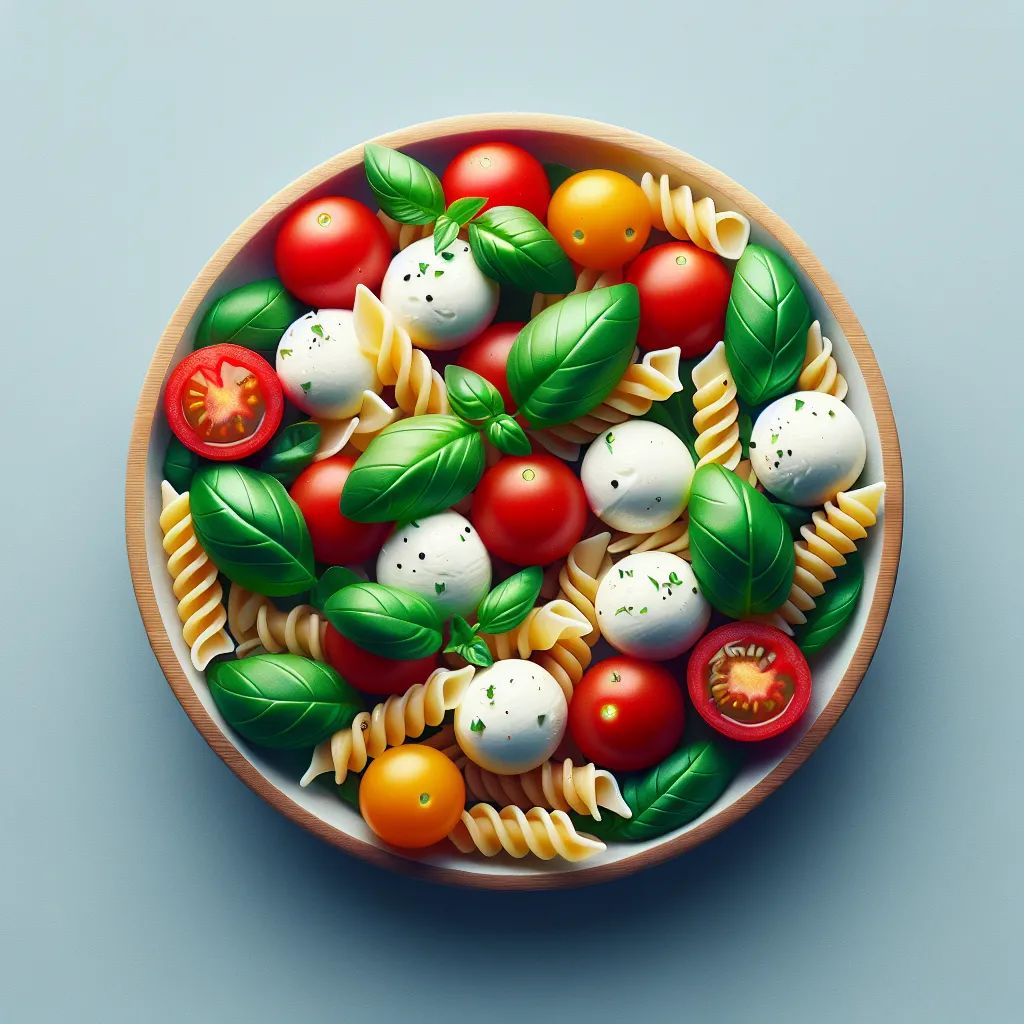 Pasta Perfection: A Vibrant Caprese Salad Sensation!