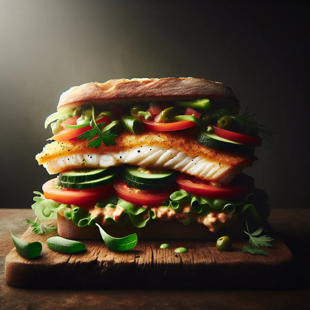 Reel In Flavor: A Healthier Take on the Classic Fish Sandwich!