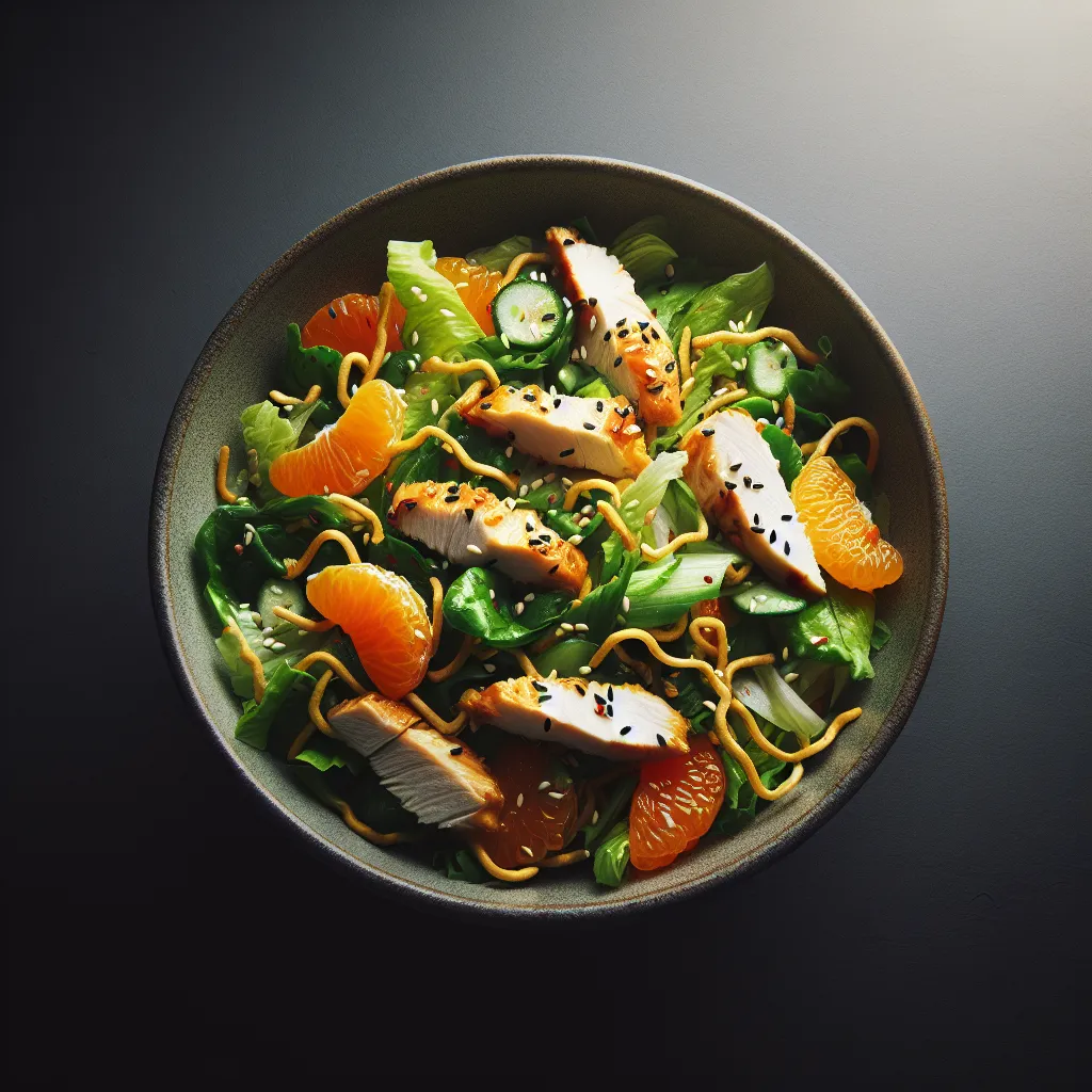 Crunch into Happiness: A Light & Zesty Asian Salad Adventure