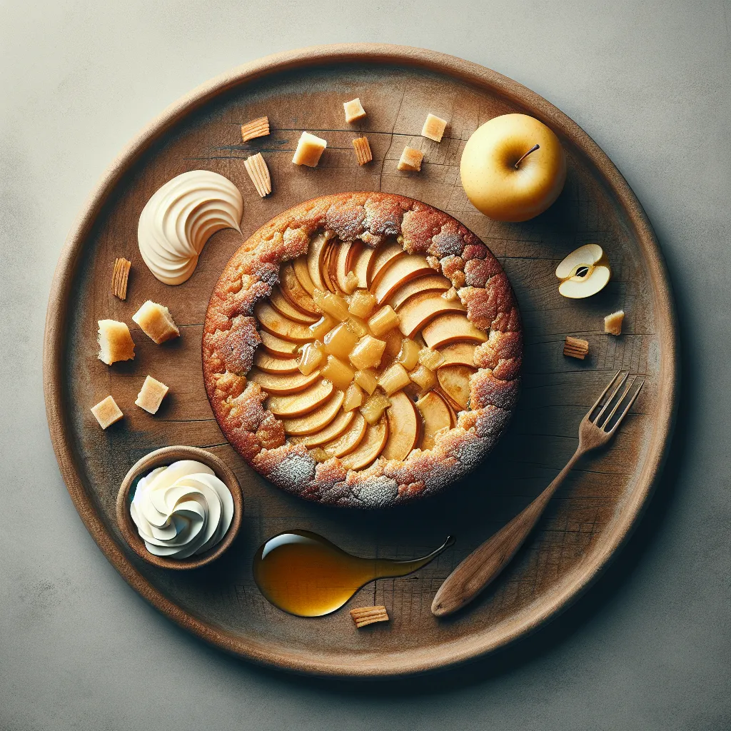 Autumn's Embrace: A Simple Apple Cake Delight