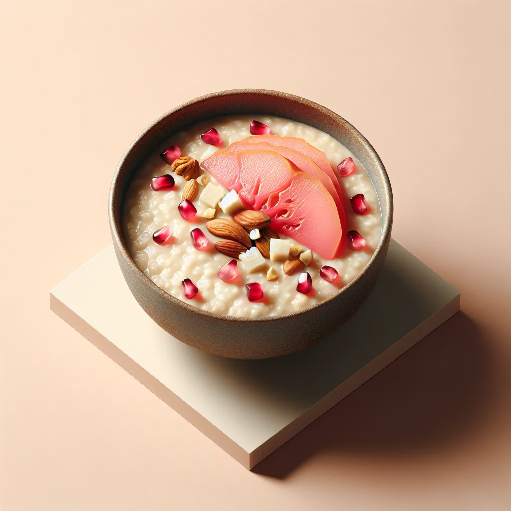 Spice Up Your Morning:  A Vegan Quince & Oat Adventure