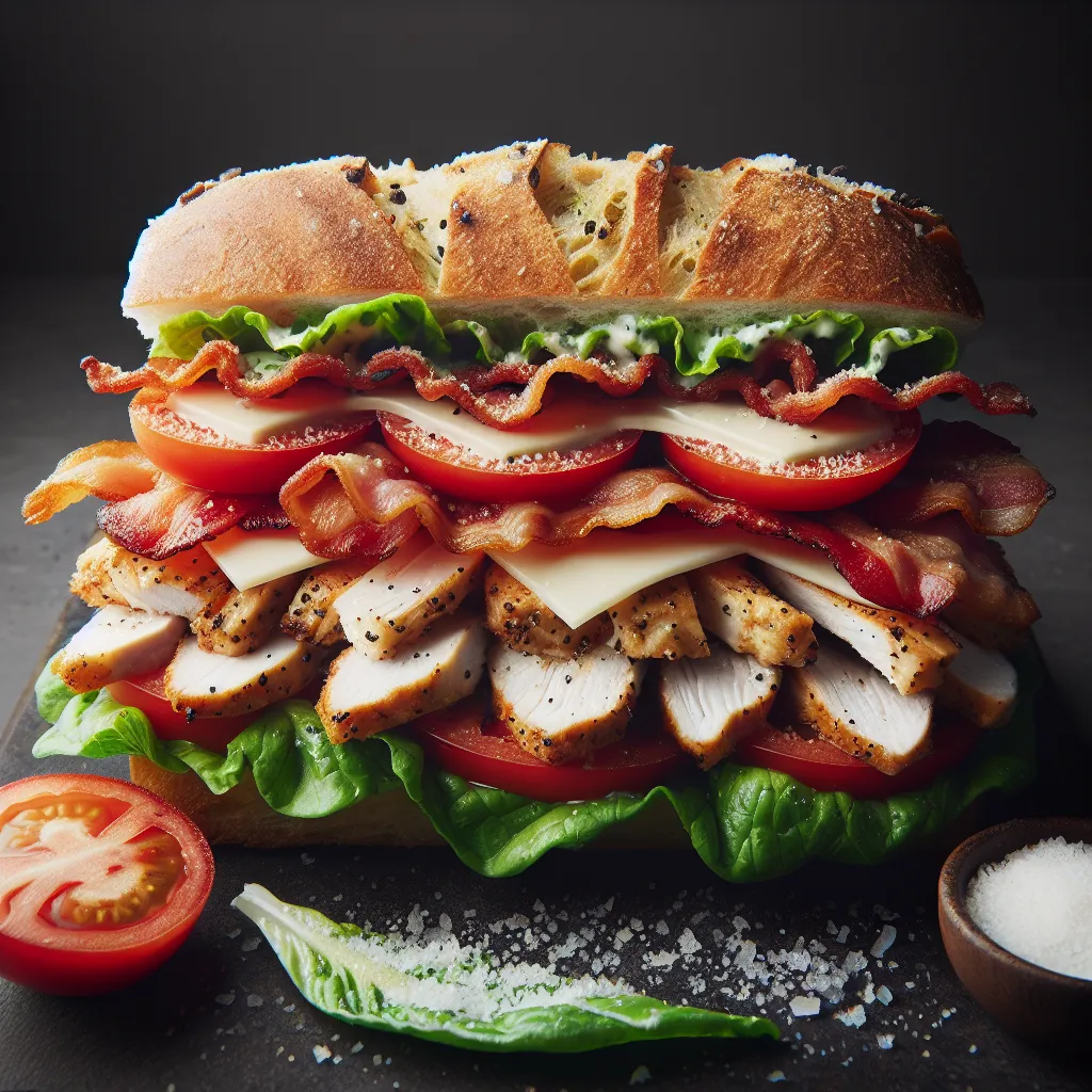 Zesty Chicken Caesar BLT: A Lunchtime Symphony of Flavors!
