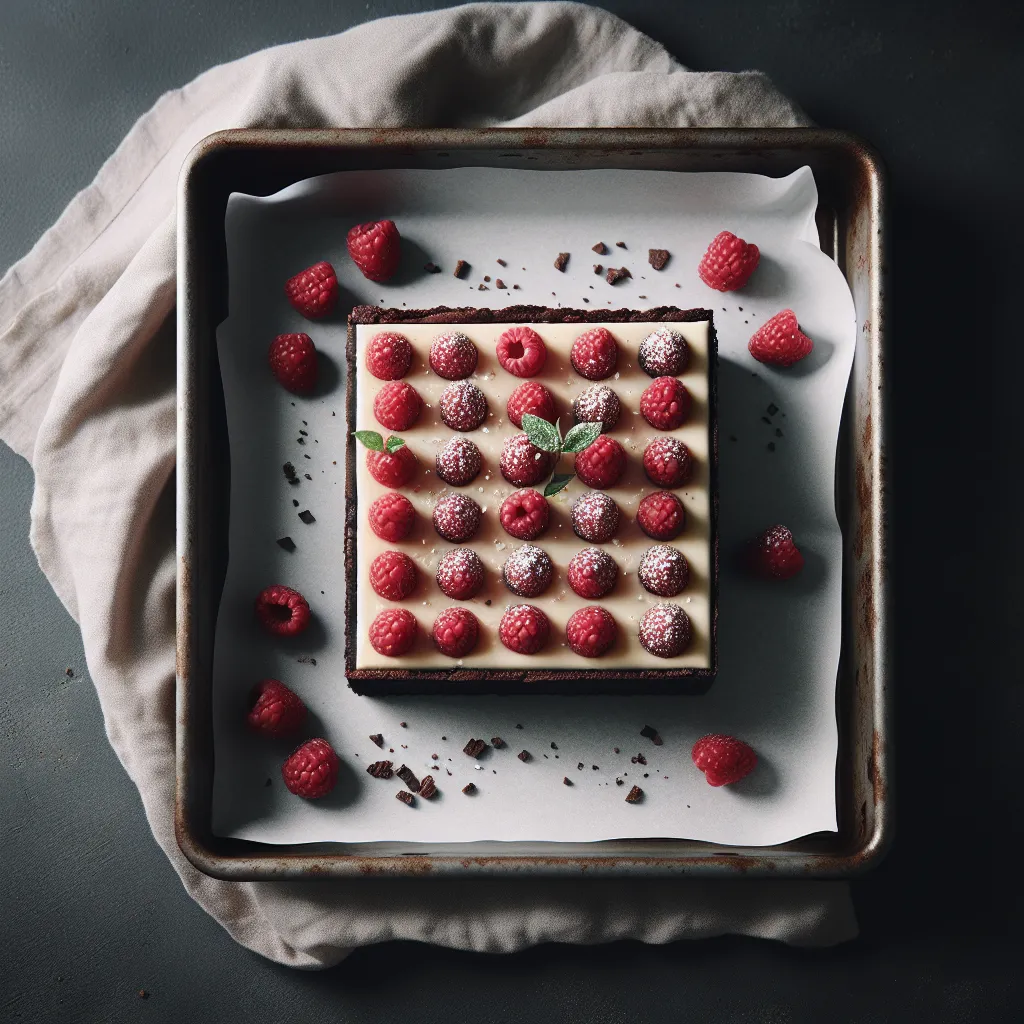 Raspberry Dream Brownies: A Vegan Delight