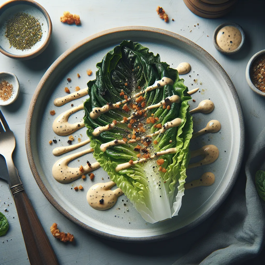 Get Your Greens On: Vegan Charred Lettuce Caesar That'll Wow!