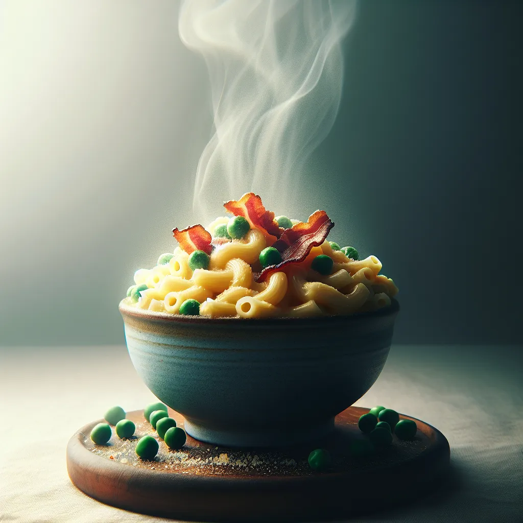 Creamy Dreamy Bacon Pea Pasta Perfection