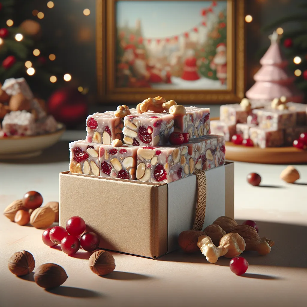 Chewy Vegan Nougat: A Nutty Christmas Dream Come True!