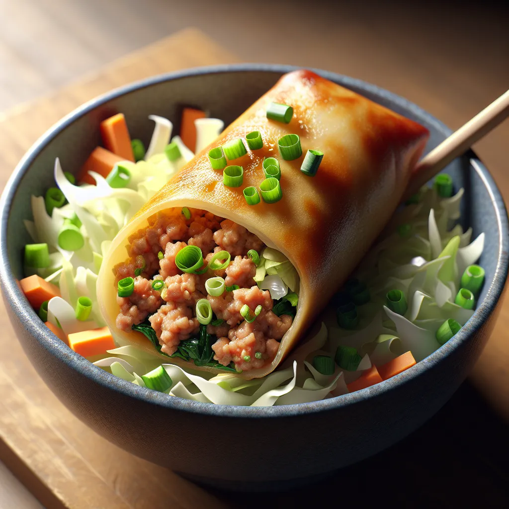 Deconstructed Delight: The Ultimate 15-Minute Egg Roll Bowl