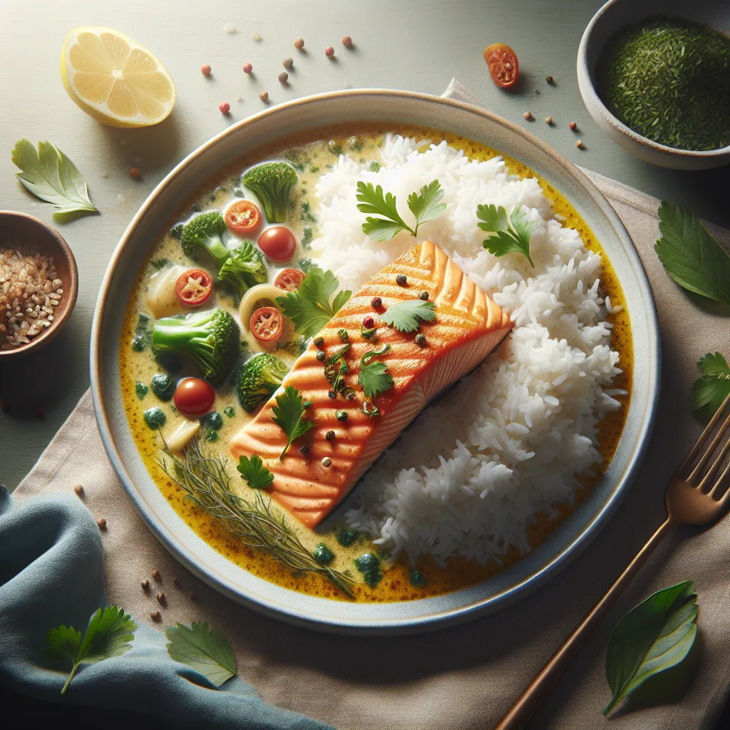 Creamy Coconut Curry Salmon: A Flavor Explosion