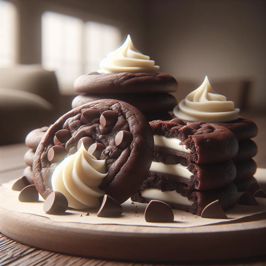 Decadent Cream Cheese Stuffed Chocolate Cookies: A Blast From the Past