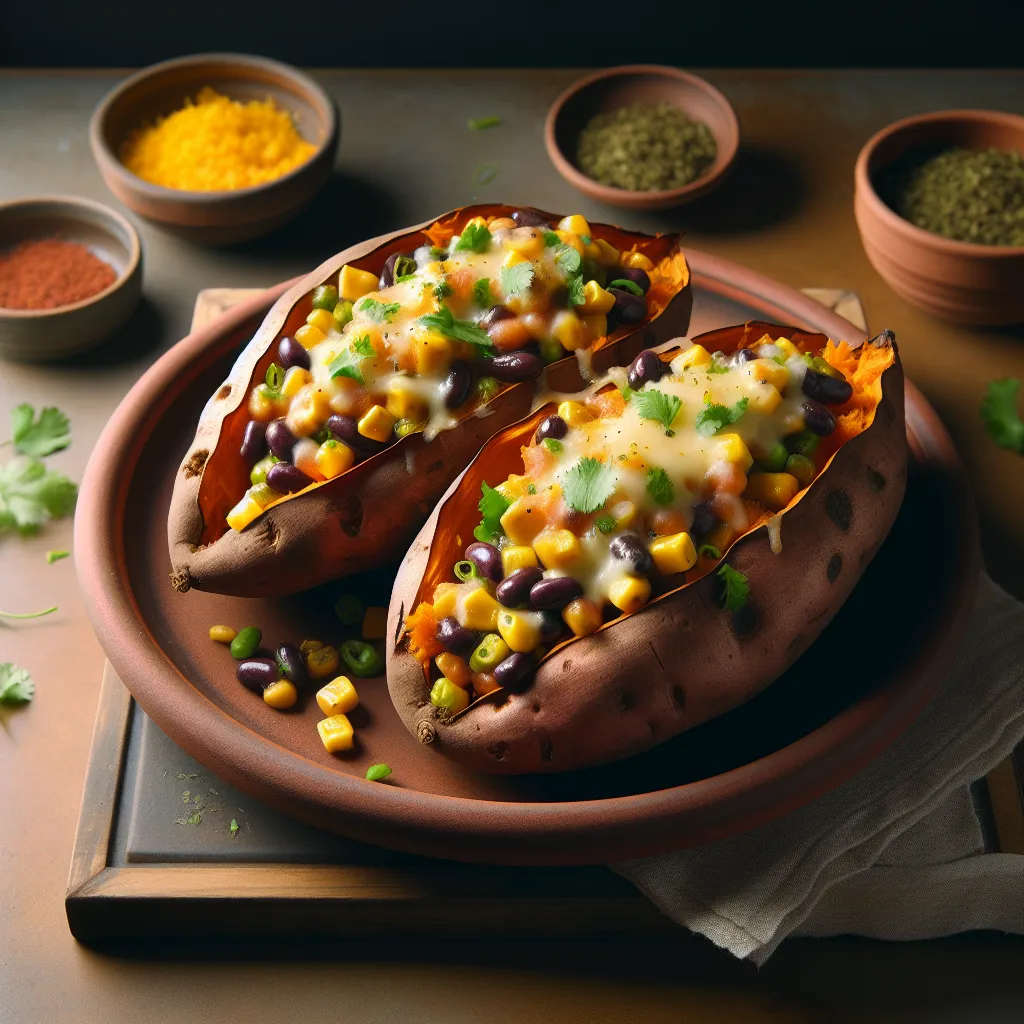 Spicy Sweet Potato Skins: A Flavor Fiesta