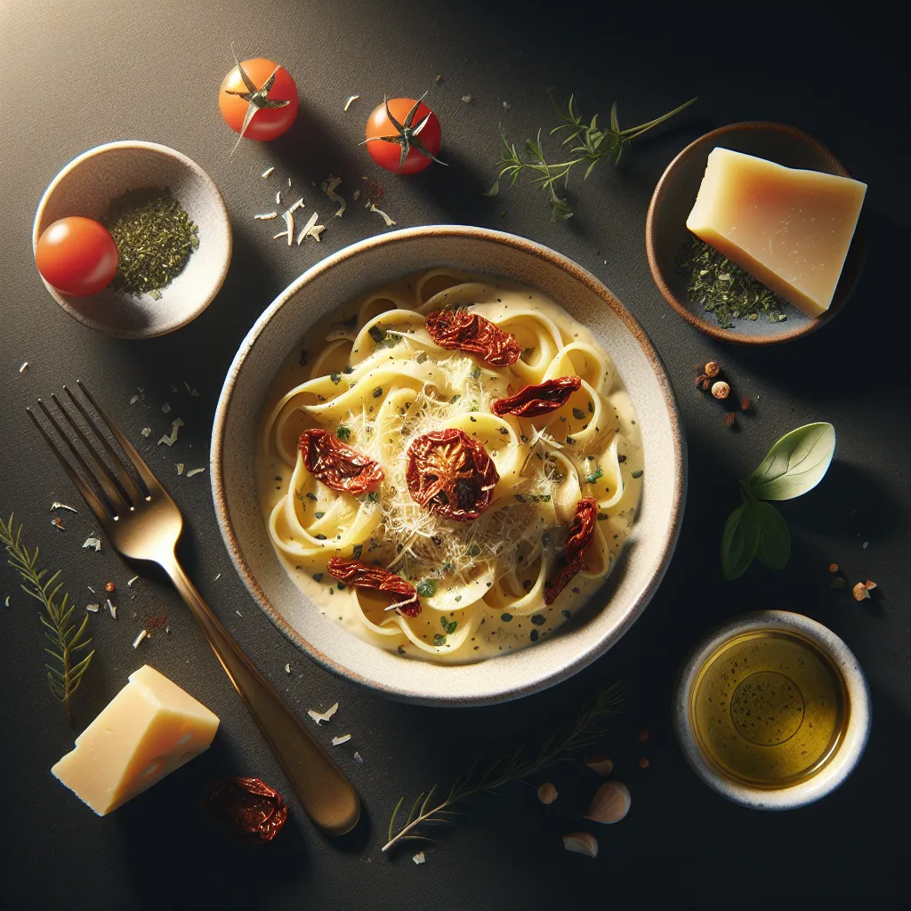 Garlic Lovers' Dream: Creamy Sun-Dried Tomato Pasta