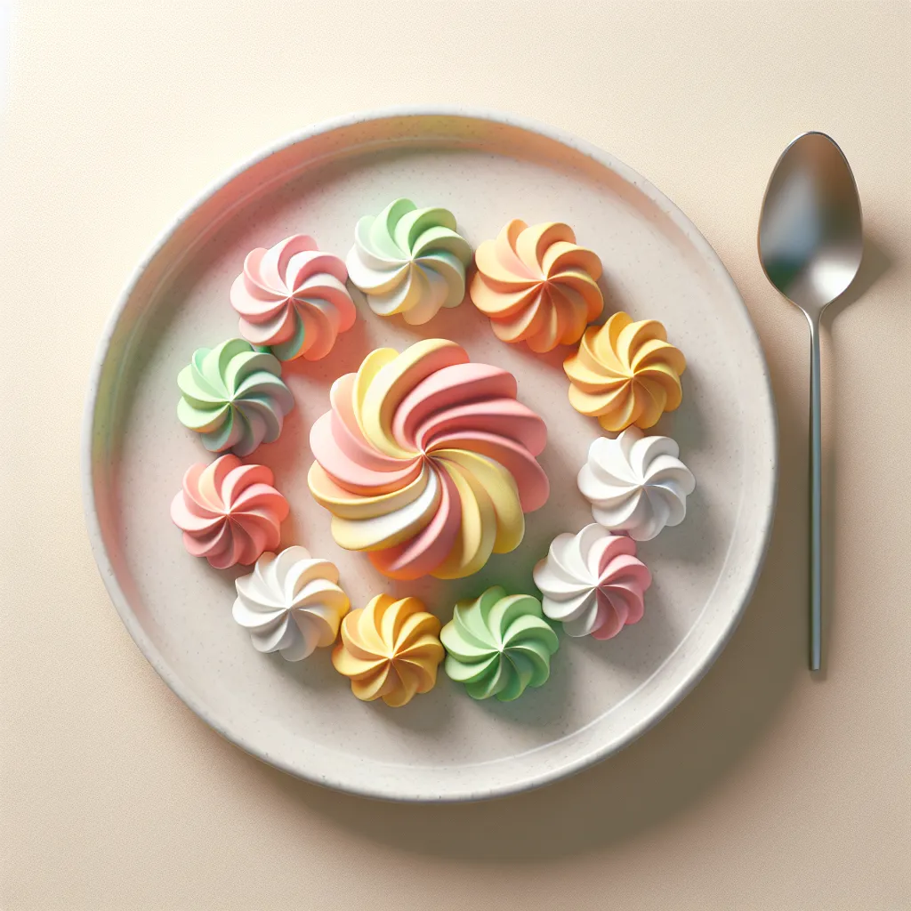 Whimsical Wonders: Cloud-Like Vegan Meringue Kisses