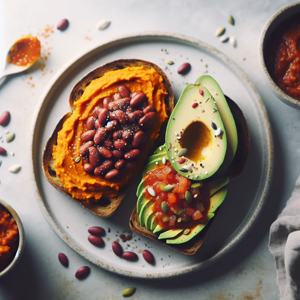 Spice Up Your Morning: Zesty Vegan Fiesta Sweet Potato Toasts