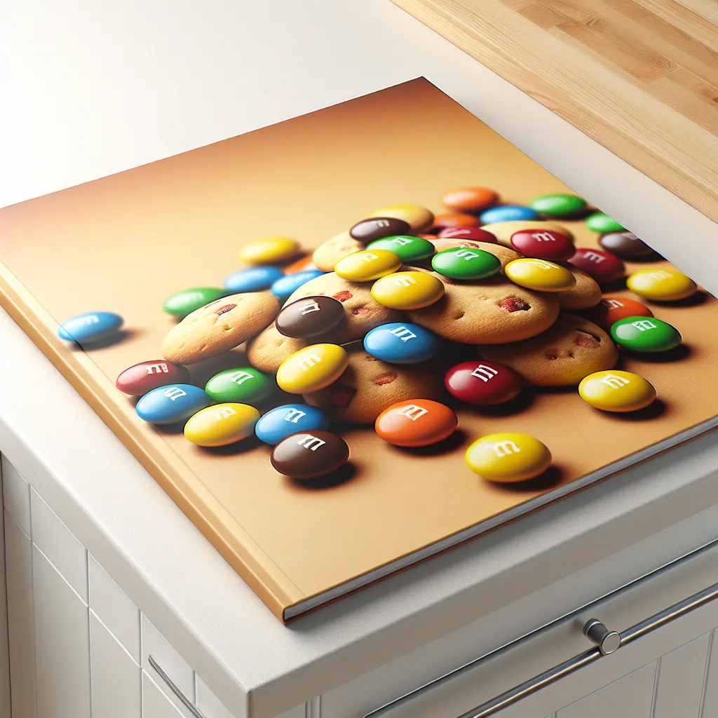 Healthy & Colorful M&M Cookies