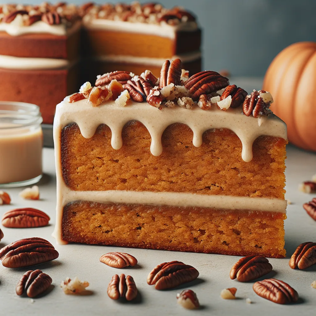 Pumpkin Pecan Dream Cake: A Vegan Autumn Delight