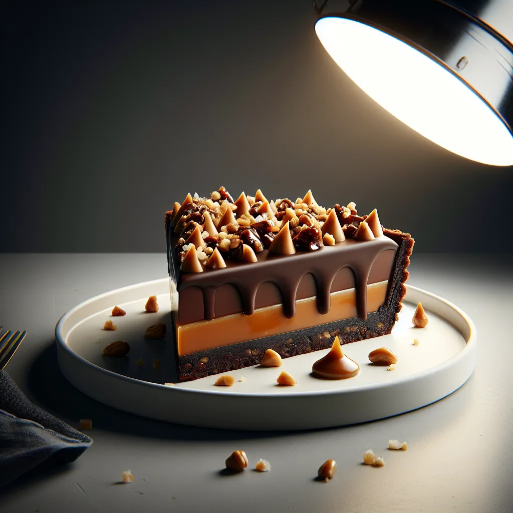 Peanut Butter Paradise: A Guilt-Free Vegan Chocolate Tart