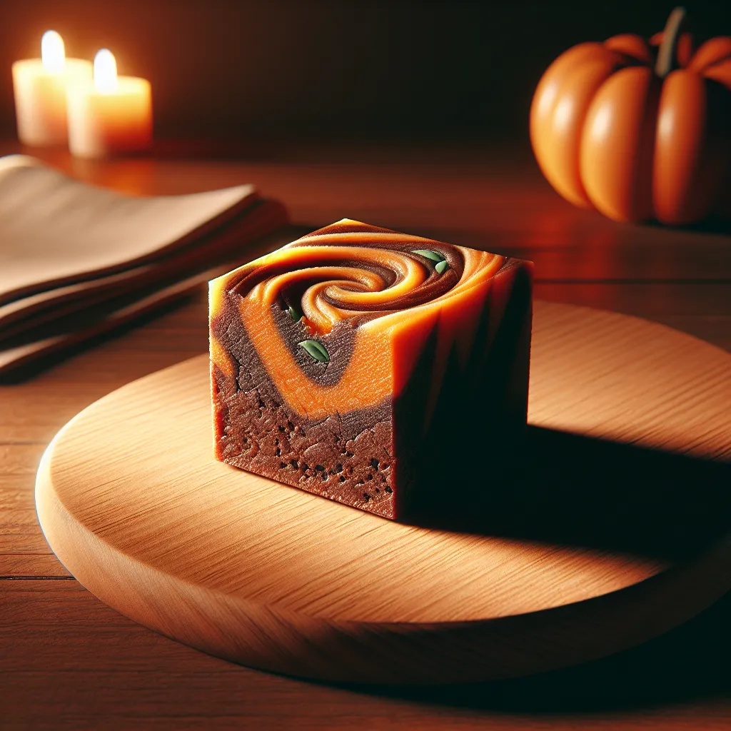 Swirls of Autumn: A Pumpkin Brownie Revelation