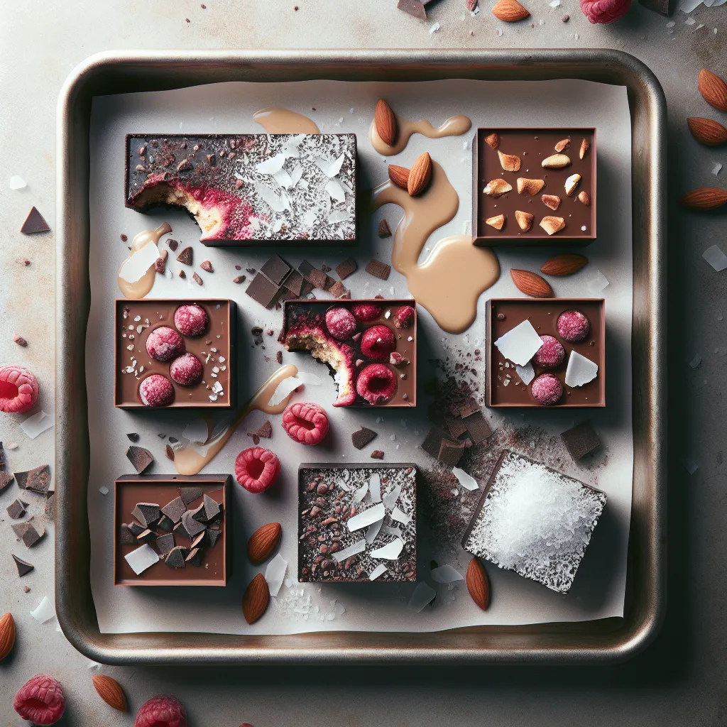 Guilt-Free Frozen Raspberry Chocolate Almond Butter Dream Bars
