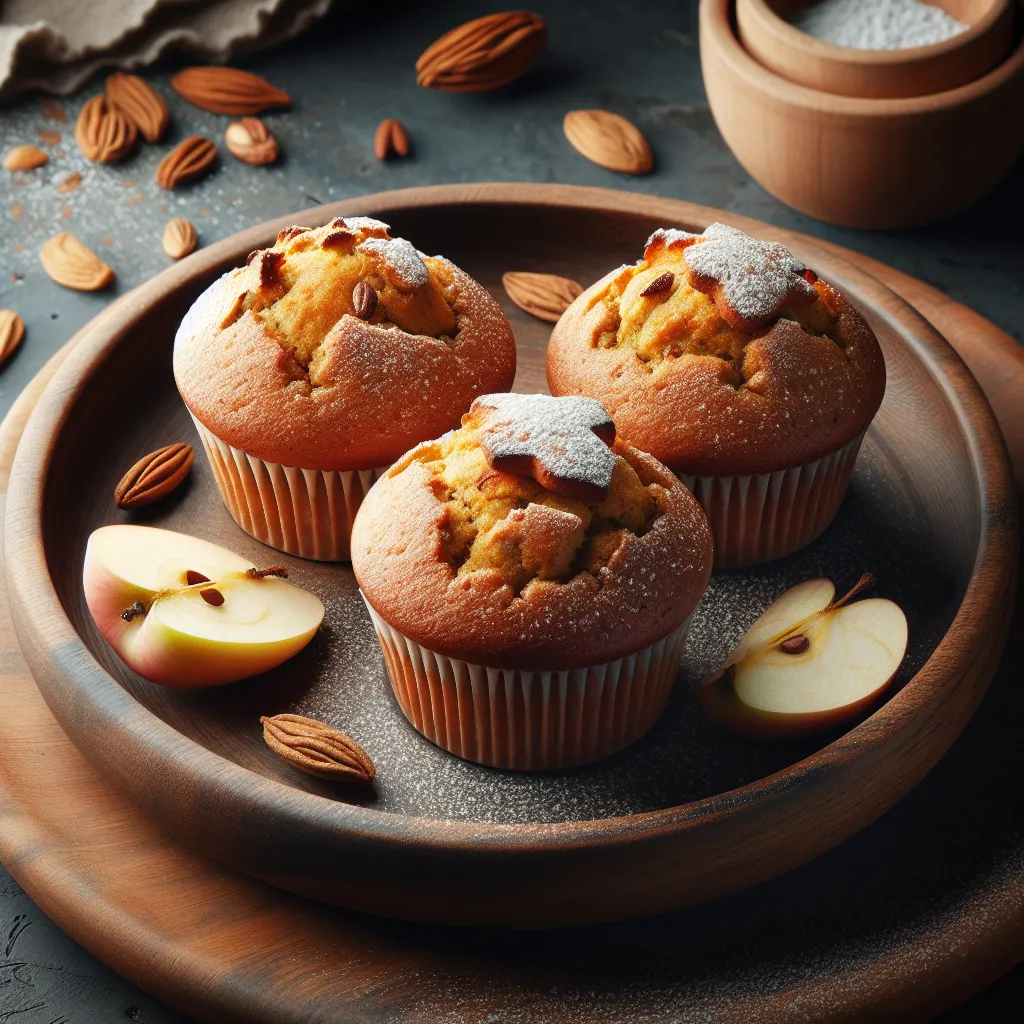 Apple-licious Spelt Muffins: A Cozy Vegan Delight