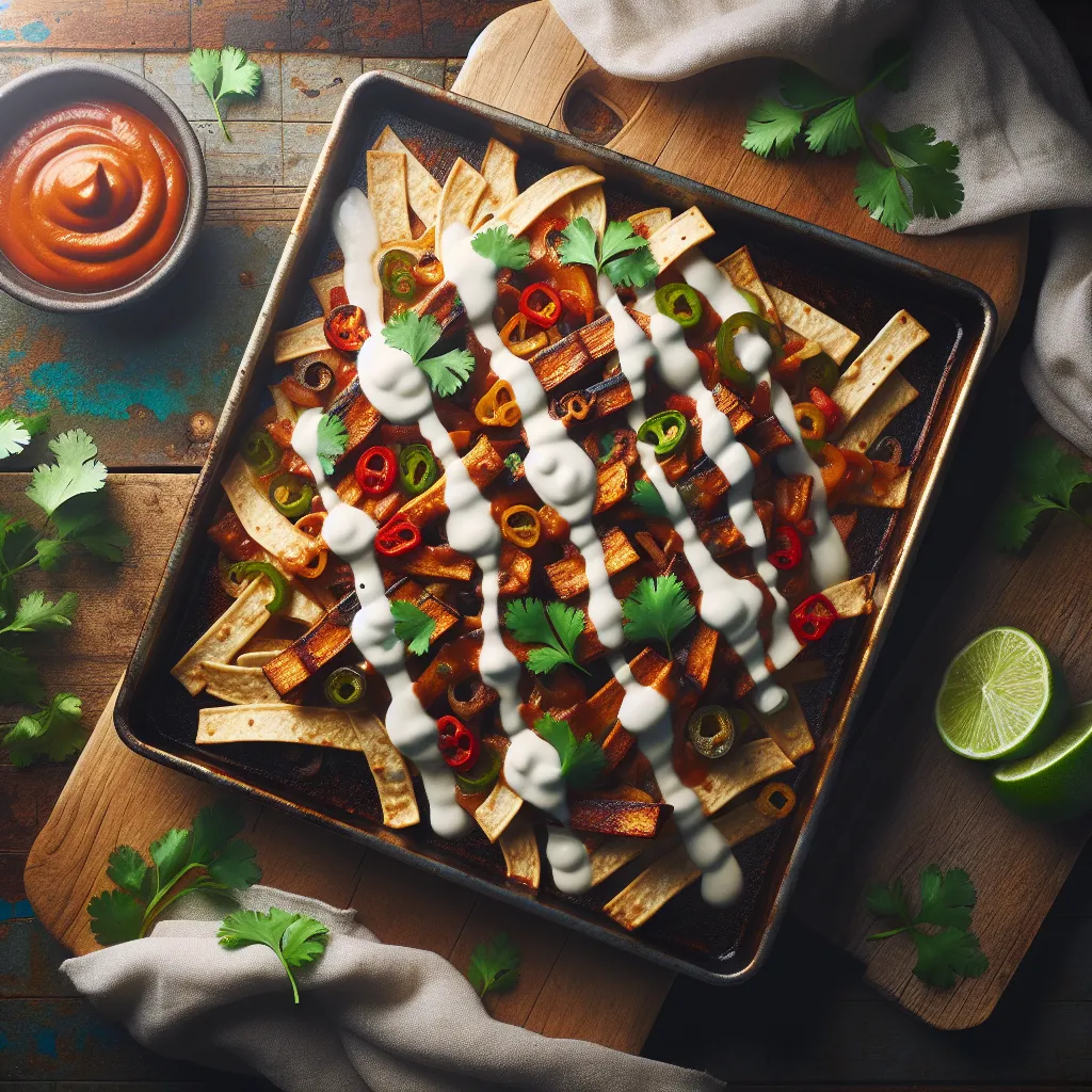 Sizzling Vegan Sheet Pan Fajitas with a Kick