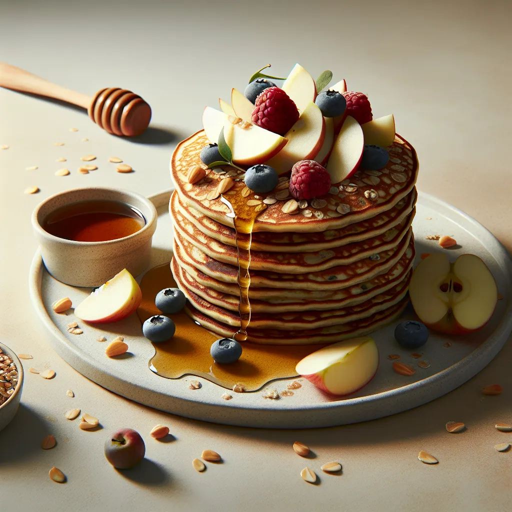 Rise and Shine with Spiced Apple Buckwheat Pancakes: A Healthy Start