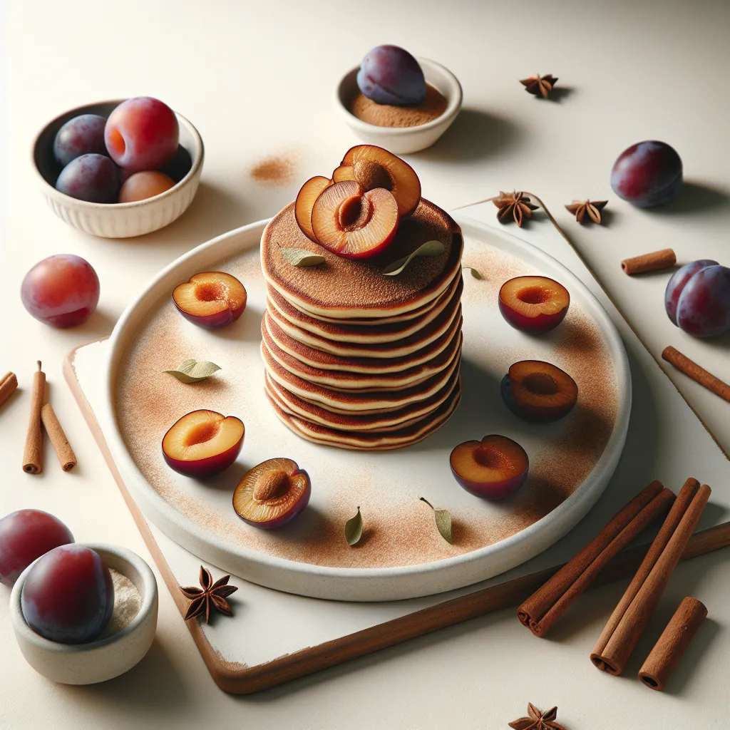 Rise and Shine: Spiced Plum Power Pancakes!