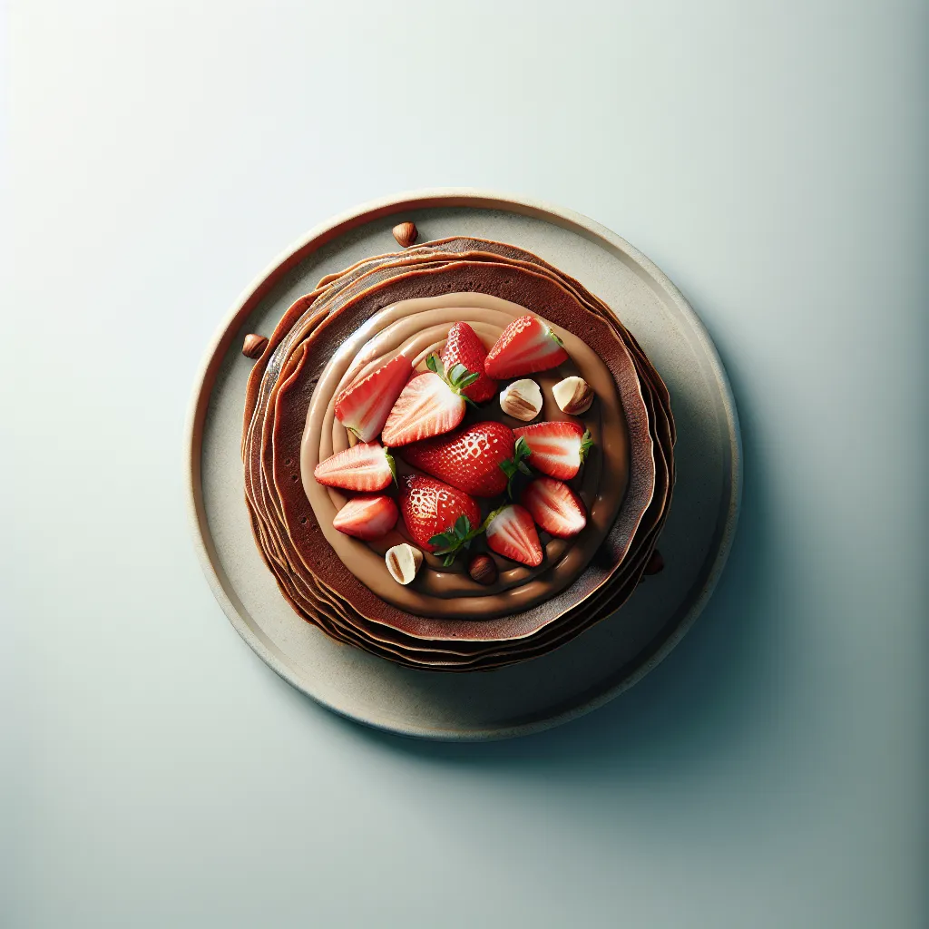 Chocolate Dreams: Vegan Crepes with Hazelnut Bliss