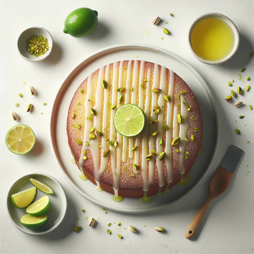 Zingy Vegan Lime Dream Cake: A Slice of Sunshine!