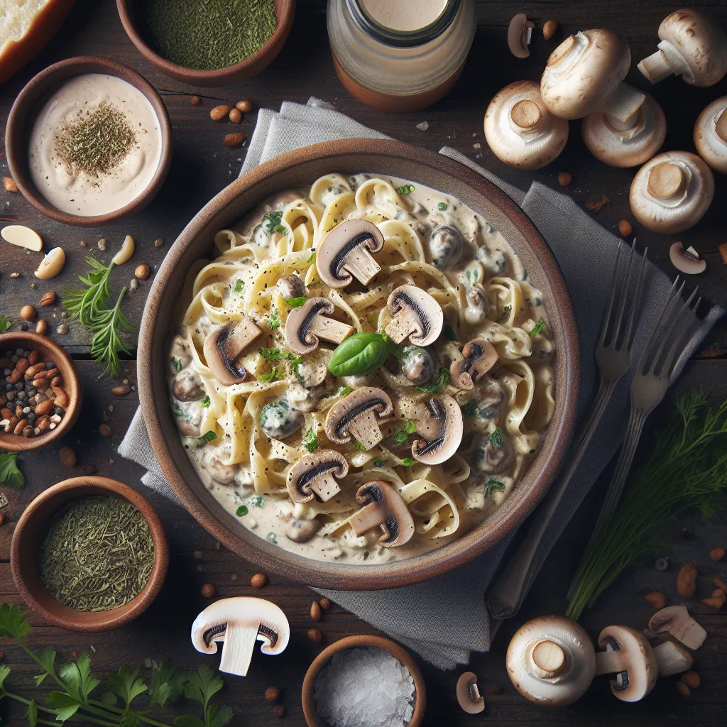 Mushroom Magic: A Vegan Pasta Adventure