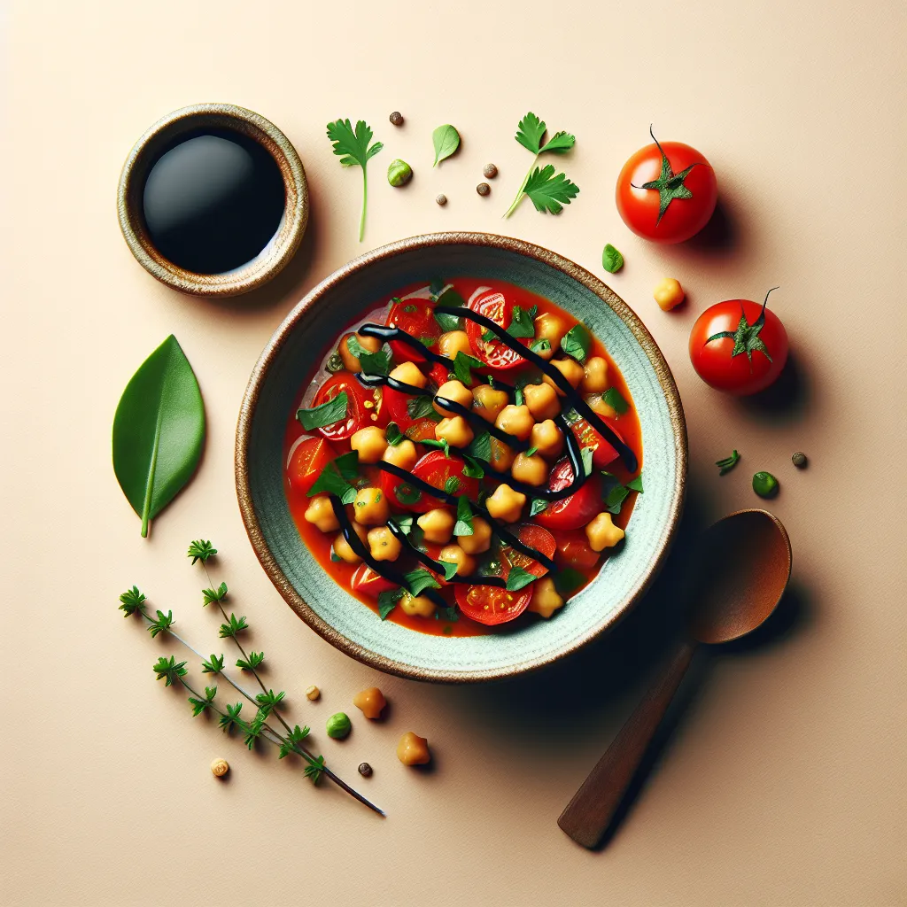 Sunshine in a Bowl: A Vibrant Vegan Pepper and Chickpea Stew
