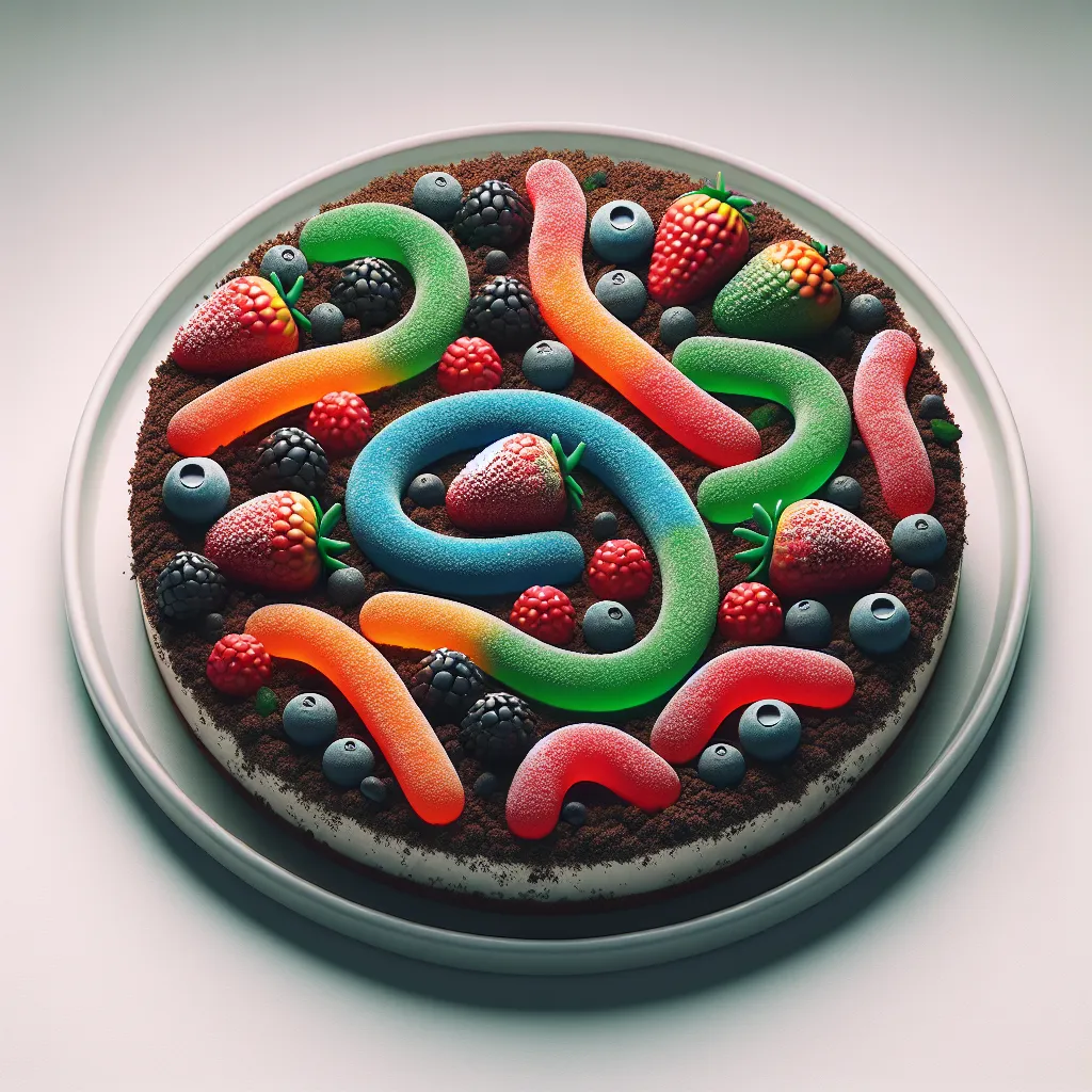 Whimsical Wormy Wonders: A Healthy Twist on Dirt Cake