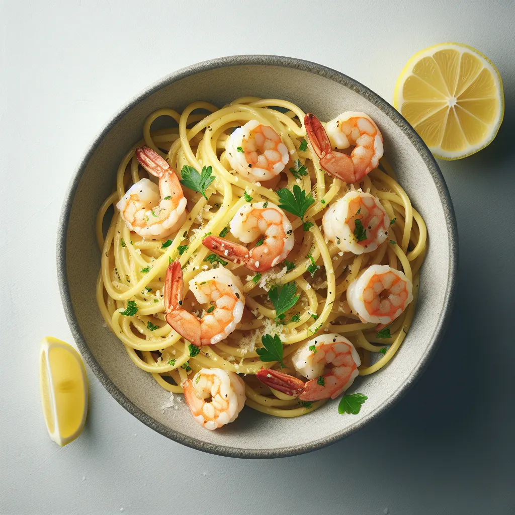 Lemon Garlic Shrimp Linguine: A Zesty Dive into Deliciousness