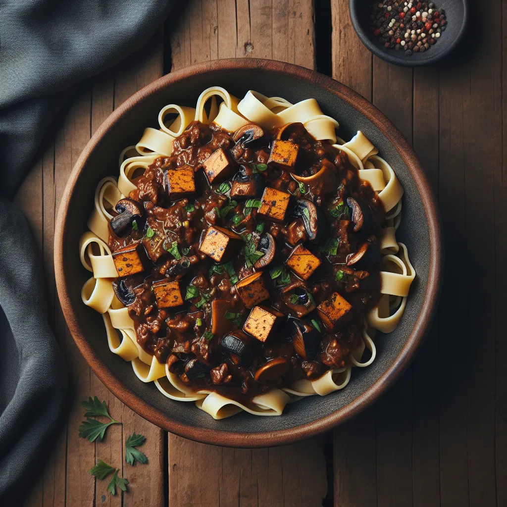 Mushroom Magic: A Vegan Bolognese That'll Bowl You Over!