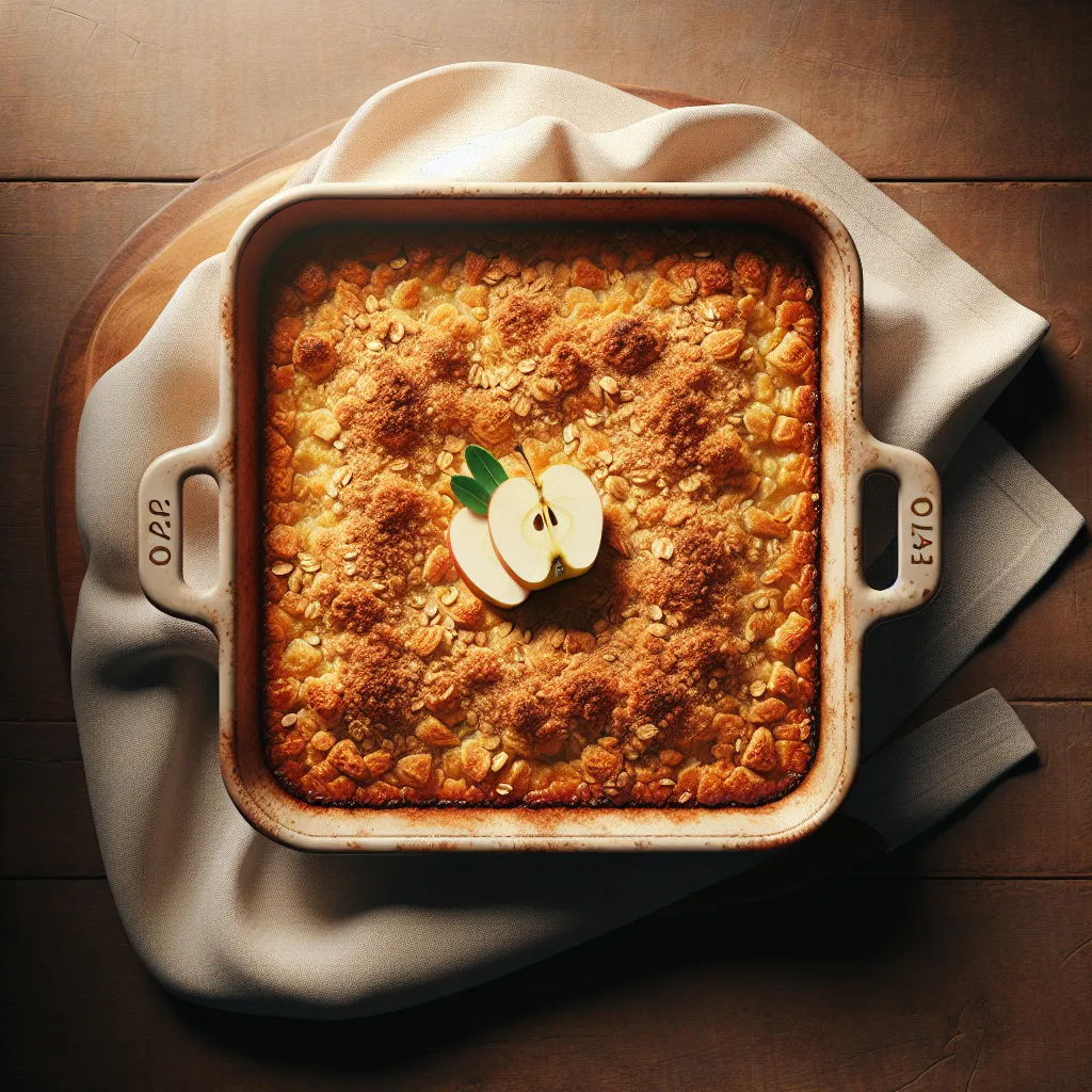 Golden Apple Dreams: A Simple Crumble to Sweeten Your Day
