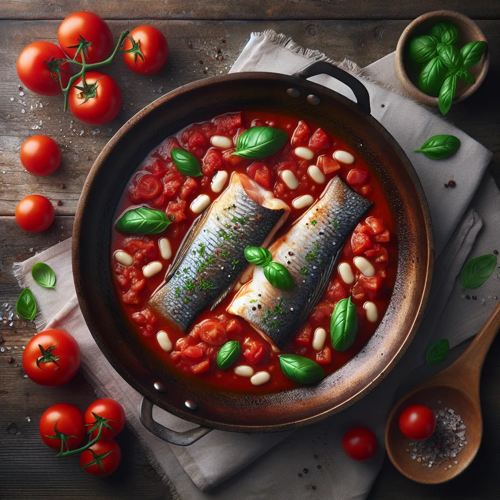 Sizzling Barramundi with Tomato-Basil Bliss