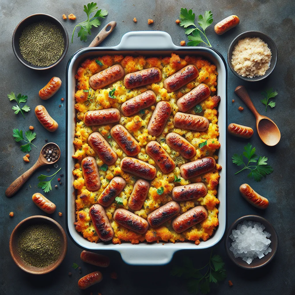 Herb-tastic Sausage Stuffing: A Flavor Fiesta!