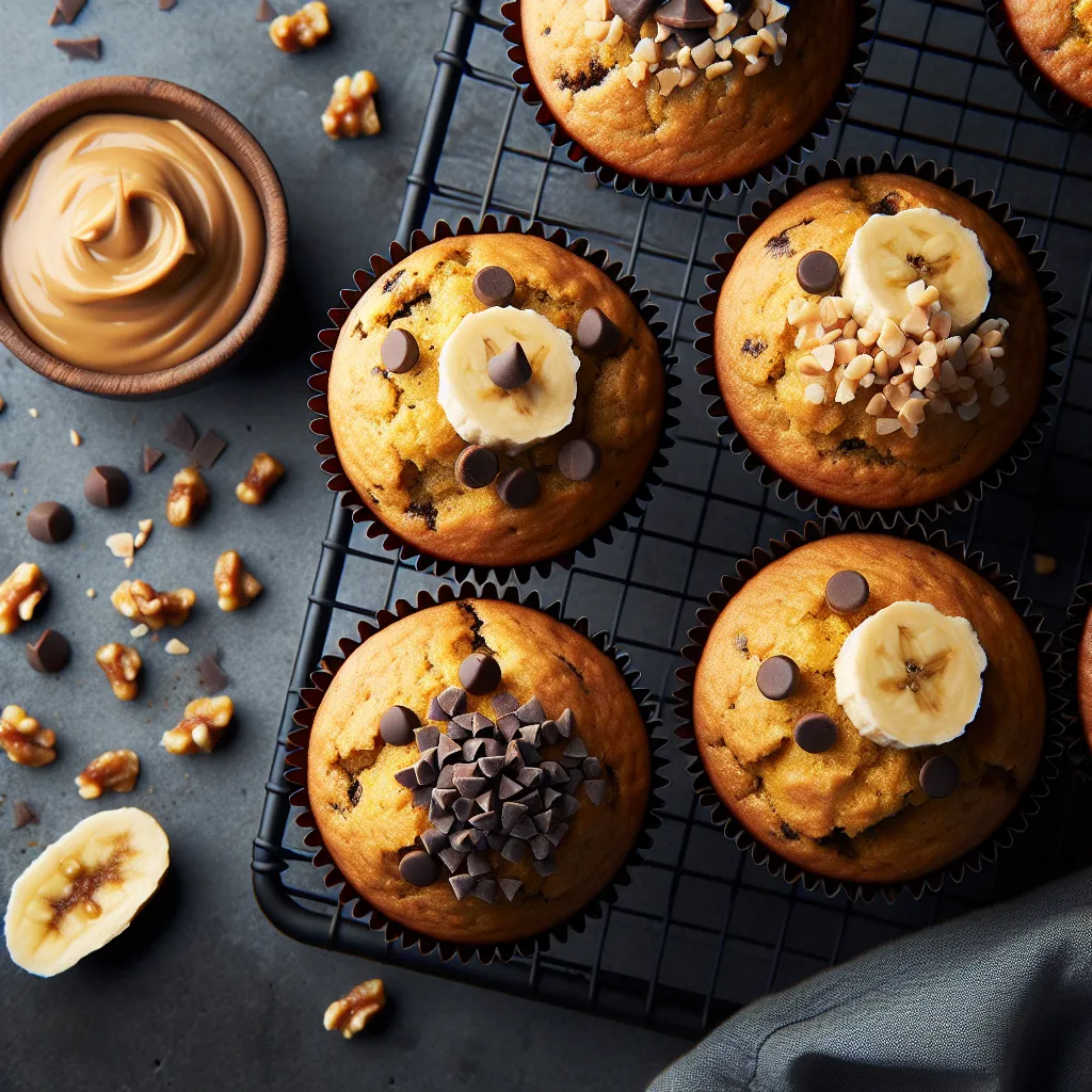 Peanut Butter Banana Bliss: Guilt-Free Muffins for Every Craving