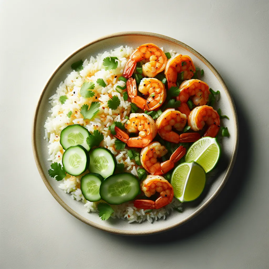 Zesty Chipotle Orange Shrimp with Cilantro Lime Rice