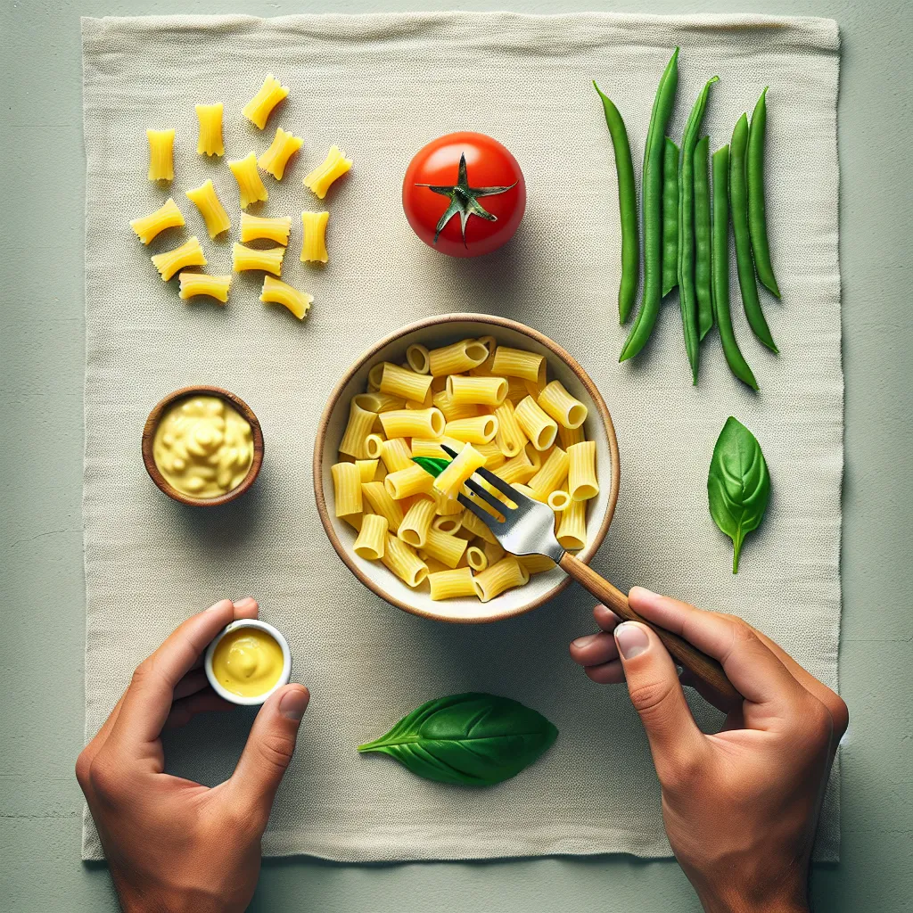 Golden Corn Cream Dream: A Vegan Pasta Revelation