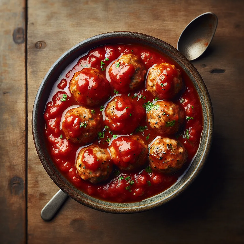 Turkey Meatball Magic:  A Slow Cooker Sensation!