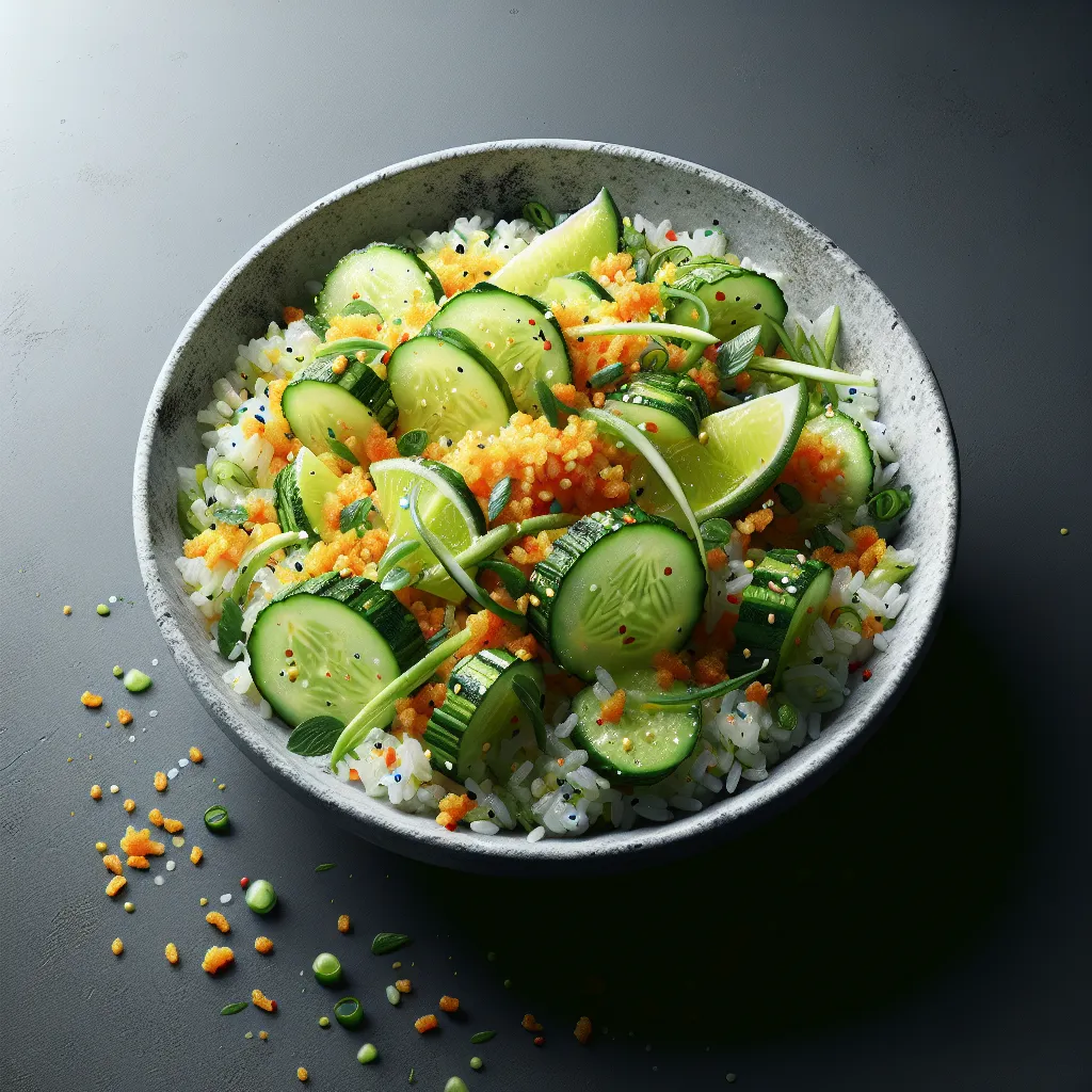 Crunchy, Zesty Rice Salad: A Flavor Explosion