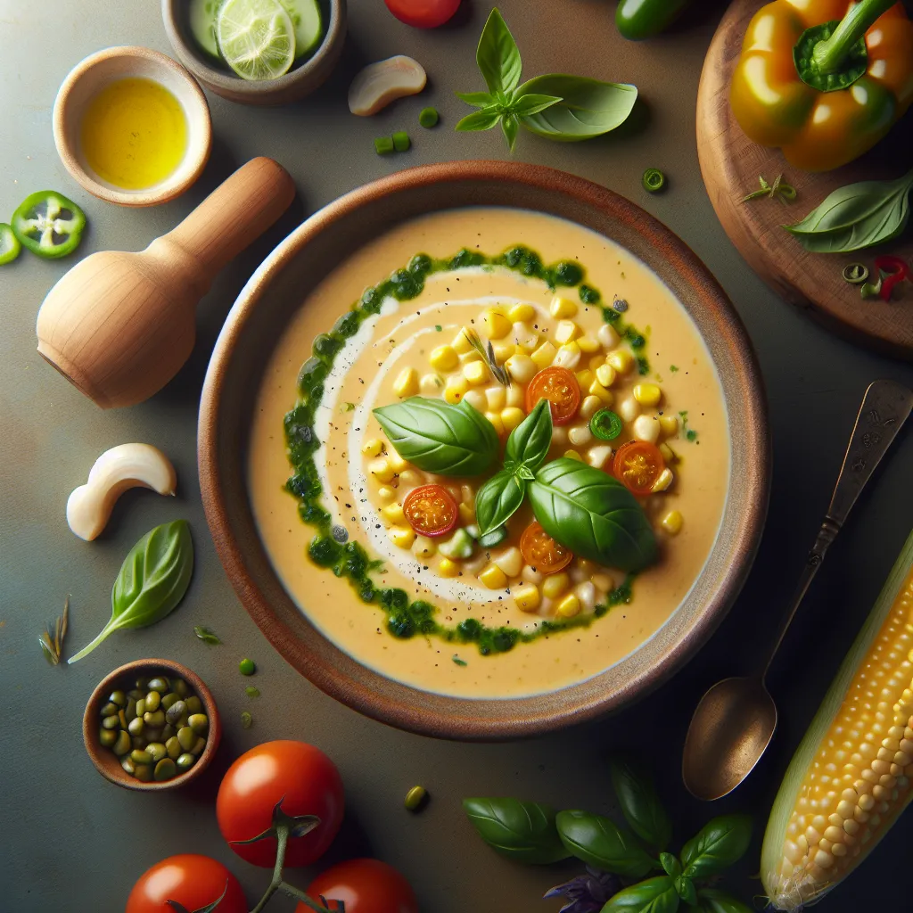 Creamy Vegan Chipotle Corn Chowder: A Summer Delight