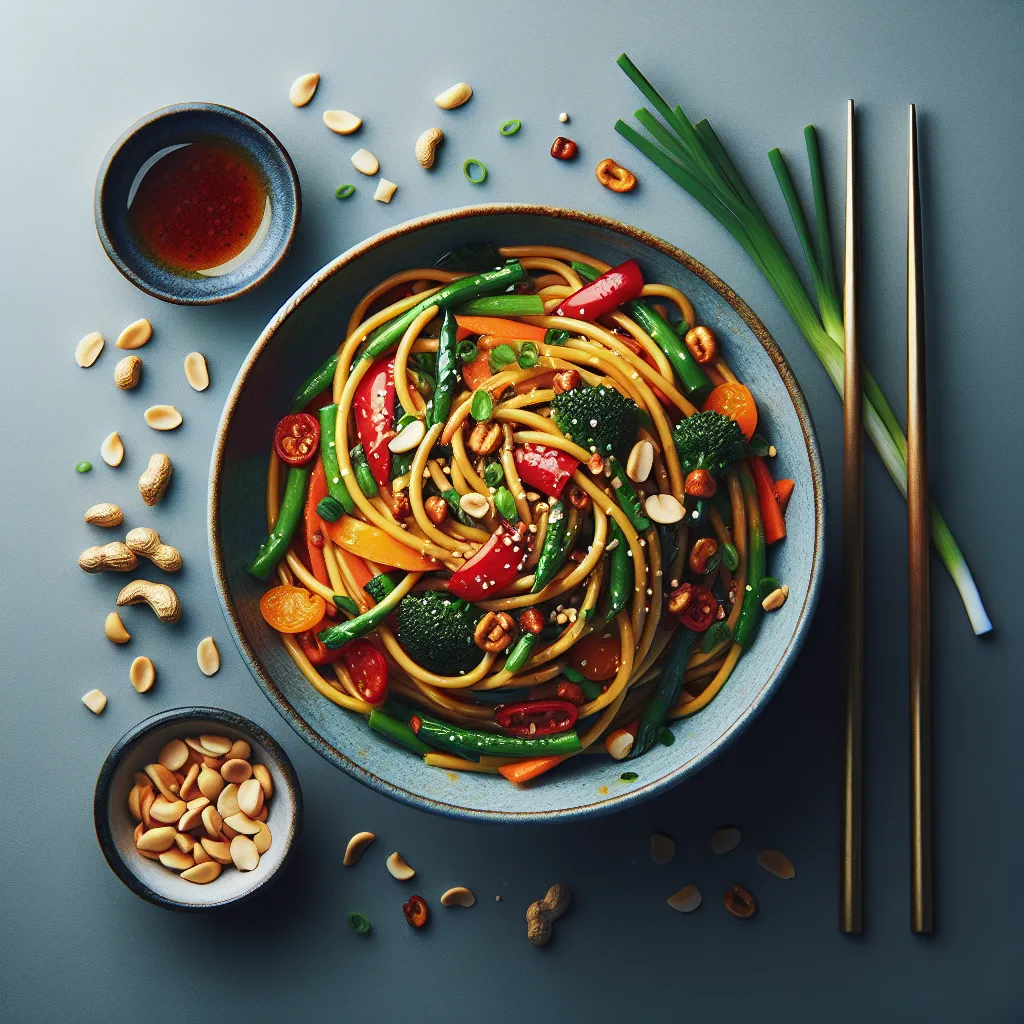 Wok This Way: A Healthy Twist on Kung Pao with Linguini!